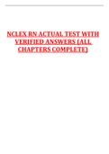 NCLEX RN ACTUAL TEST 