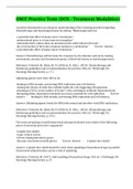 ONCC Practice Tests &lpar;OCN - Treatment Modalities&rpar; Q&A
