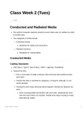 Lecture Notes Week 2: Conducted and Radiated Media (pt. 1)