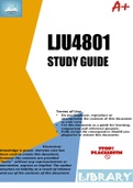 LJU4801 STUDY GUIDE