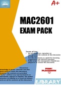 MAC2601 EXAM PACK 2025