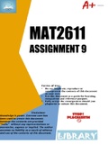 MAT2611 ASSIGNMENT 9 2023