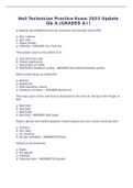 Nail Technician Practice Exam 2023 Update Q& A&period;&lpar;GRADED A&plus;&rpar;