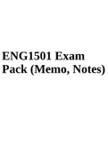 ENG1501 Exam Pack (Memo, Notes)