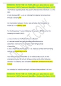 NURSING MISC784 SIE FINRA Exam Questions and Answers 100&percnt;Correct&sol;Verified Latest Update 2023