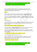 VATI CARE OF CHILDREN QUESTIONS AND ANSWERS 2022&sol;2023 GRADED A&plus;