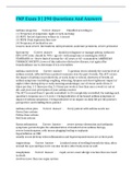 FNP Exam 3 &vert; 290 Questions And Answers
