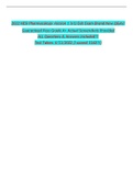 2022 HESI Pharmacology Version 1 &lpar;v1&rpar; Exit Exam  Brand New Questions and Answers  Guaranteed Pass With A&plus; Score &lpar;1&rpar;