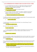 ATI COMPREHENSIVE PREDICTOR EXAM 2019 STUDY GUIDE