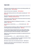 Vett 232 questions and answers with grade A&plus; and accurately verified