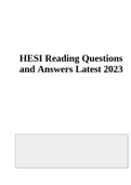 HESI A2 READING COMPREHENSION PASSAGES 2022 FOR V1 AND V2