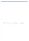 HESI RN Pharmacology 2022 V2 Exam & Study Guide