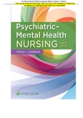 TEST BANK FOR PSYCHIATRIC MENTAL HEALTH NURSING 8TH EDITION BY SHEILA L. VIDEBECK REVISED ALL CHAPTERS