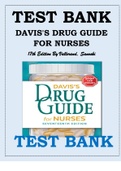 TEST BANK FOR DAVIS'S DRUG GUIDE FOR NURSES SEVENTEENTH EDITION BY VALLERAND&comma; SANOSKI  Davis's Drug Guide for Nurses 17th Edition by Vallerand&comma; Sanoski Test Bank and Additionally Ebook Pdf for Davis&rsquo;s Drug Guide for nurses 17th edition &lpar;2021&sol;2022&rpar;