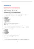 TEST BANK PRINCIPLES OF ANATOMY AND PHYSIOLOGY&period;VERIFIED