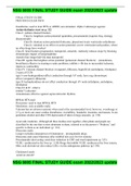 NSG 6005 FINAL STUDY GUIDE exam 2022&sol;2023 update
