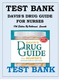 Davis's Drug Guide for Nurses 17th Edition by Vallerand, Sanoski Test Bank 