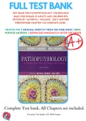 Test Bank For Pathophysiology: The Biologic Basis for Disease in Adults and Children 8th Edition By  Kathryn L. McCance , Sue E. Huether 9780275972486 Chapter 1-50 Complete Guide .