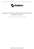 Test Bank Varcarolis Foundations of Psychiatric-Mental Health Nursing 8th Edition by Halter 