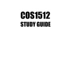 COS1512 STUDY GUIDE 2023
