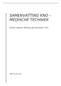 Samenvatting KNO & Medische techniek TLP3 (heelkunde/OZT)