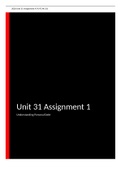 unit 31 assignment 1
