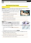 Student Exploration Mouse Genetics. Questions Verified With 100% Correct Answers