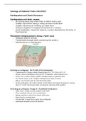 Geologic Structures -Class Notes 
