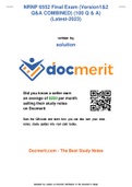 NRNP 6552 Final Exam &lpar;Version1&2 Q&A COMBINED&rpar; &lpar;100 Q & A&rpar; &lpar;Latest-2023&rpar;
