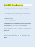 WGU C203 Exam Questions  &vert; 170 Questions with 100&percnt; Correct Answers &vert; Verified &vert; Latest Update &vert; 23 Pages