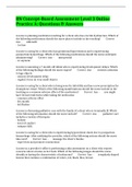 RN Concept-Based Assessment Level 3 Online Practice A&colon; Questions & Answers