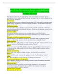 WGU C795 Cybersecurity Management II Tactical Preassessment Questions and Answers &lpar;2022&sol;2023&rpar; &lpar;Verified Answers&rpar;