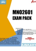 MNO2601 EXAM PACK 2024