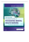 Test bank For Varcarolis' Foundations of Psychiatric-Mental Health Nursing 8th Edition