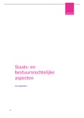 Samenvatting  Staats- en bestuursrechtelijke aspecten&semi; SJD leerjaar 1