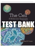 TEST BANK for Cell Molecular Approach 8th Edition by Cooper. All 20 Chapters. 