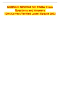 NURSING MISC784 SIE FINRA Exam Questions and Answers 100&percnt;Correct&sol;Verified Latest Update 2023