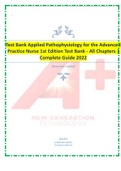 Test Bank Applied Pathophysiology for the Advanced Practice Nurse 1st Edition Test Bank - All Chapters | Complete Guide 2022