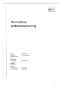 Praktijkleren 4 | normatieve professionalisering| 8,5 |inc. beoordeling | GVE-4.PL4-17 | Reflectie en Ethiek