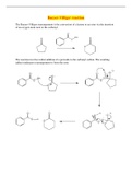 villiger reaction and aldol condensation