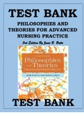 Philosophies and Theories for Advanced Nursing Practice 3rd Edition, Butts Test Bank Isbn-9781284112245