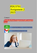 PDU3701 Assignment 2 2023