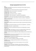 Begrippenlijst Biologie Thema 12, hormonen - Nectar, VWO 5