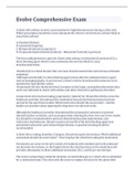 Evolve Comprehensive Exam Questions And Answers