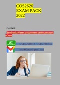 COS2626 EXAM PACK 2022