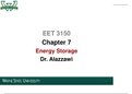 Energy Storage Chapter 7