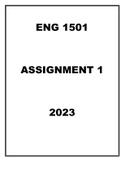 Eng1501 Assignment 1 Semester 1 2023