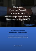 Social Work/MWD Bundel PLUS: Plan van Aanpak   200  Hoofdvragen   Theoretisch Kader   Methodologie