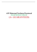 ATI Maternal Newborn Proctored EXAM NEWEST UPDATE 2023 (A+ GUARANTEED) 115 pages
