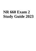 NURS 660 Exam 2 Study Guide 2023